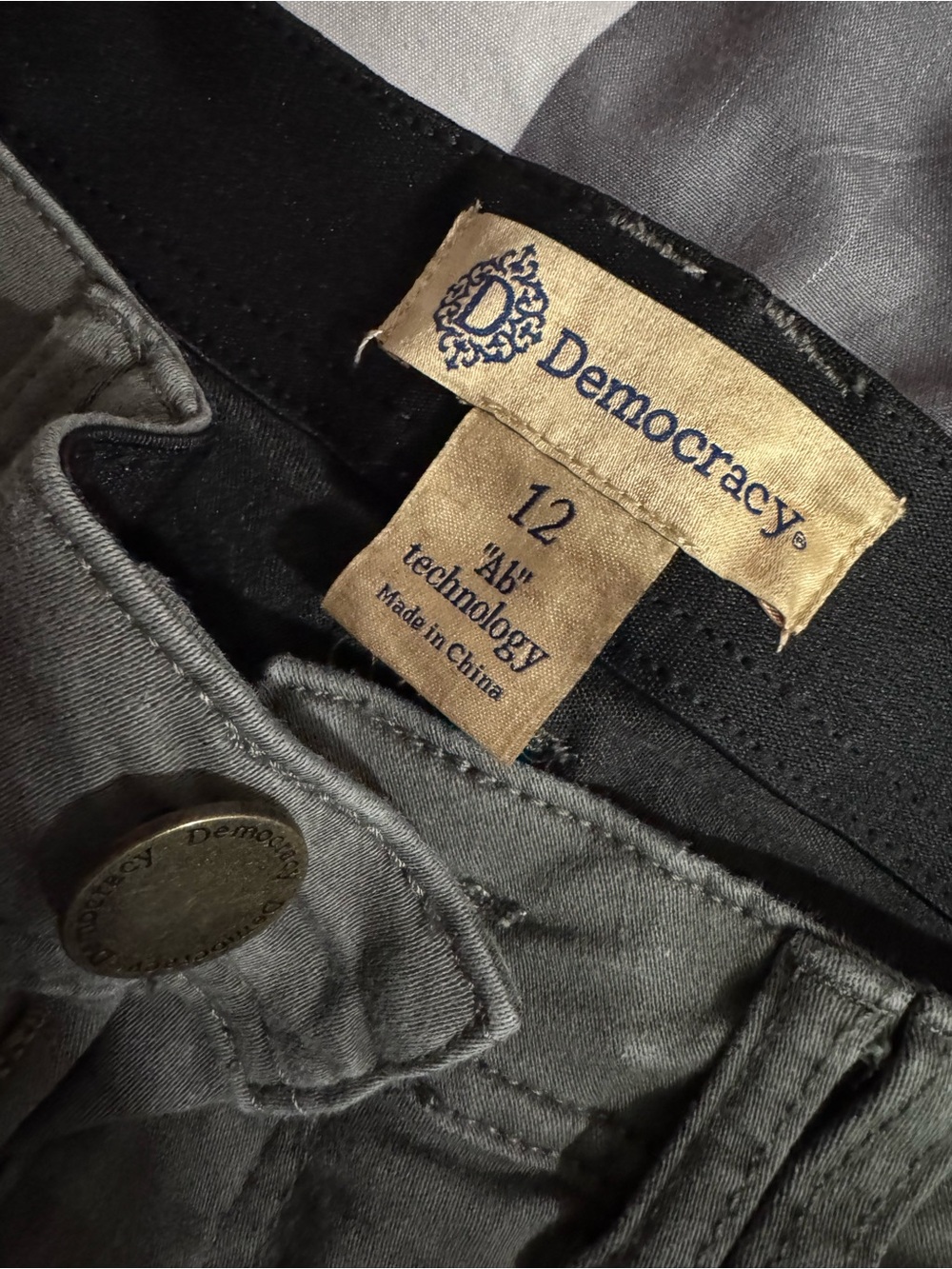 Women Democracy Jeans Olive Green - Picture 3 of 3